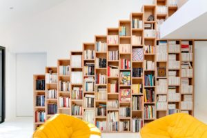 bookshelf house biblio