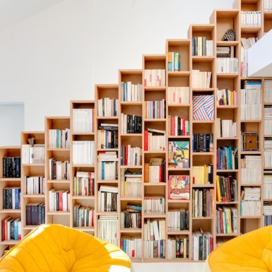 bookshelf house biblio